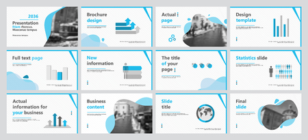 This template is the best as a business presentation, used in marketing and advertising, flyer and banner, the annual report. Elements on a dark grey backgroundのイラスト素材