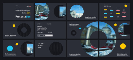 This template is the best as a business presentation, used in marketing and advertising, flyer and...
