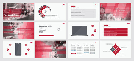 This template is the best as a business presentation, used in marketing and advertising, flyer and banner, the annual report. Elements on a dark grey backgroundのイラスト素材
