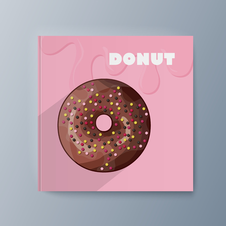 Business presentation brochure advertising goods and services. Vector illustrationのイラスト素材