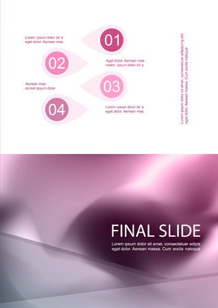 Brochure cover used in marketing and advertising. Vector illustrationのイラスト素材