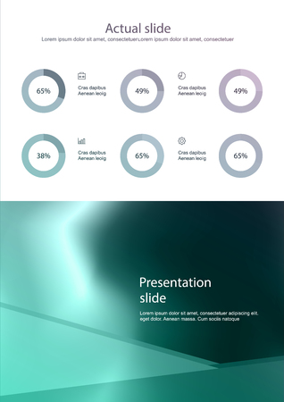 Brochure cover used in marketing and advertising. Vector illustrationのイラスト素材