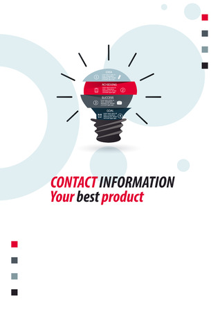 Brochure cover used in marketing and advertising. Vector illustrationのイラスト素材