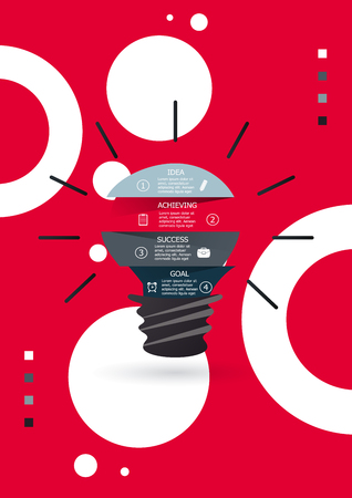 Brochure cover used in marketing and advertising. Vector illustrationのイラスト素材