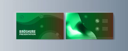 Set of brochures infographics for marketing the promotion goods and services on market. Vector illustrationのイラスト素材