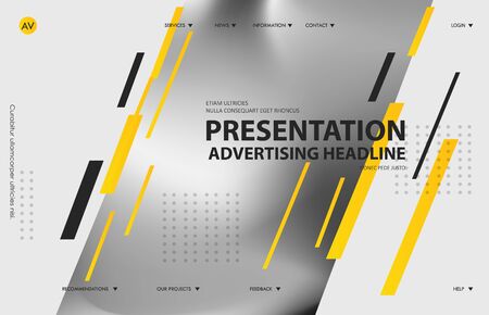 Brochure cover used in marketing and advertising. Vector illustrationのイラスト素材