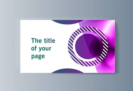 Business presentation brochure infographics advertising goods and services. Vector illustrationのイラスト素材