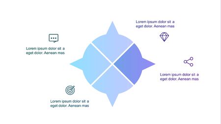 Brochure cover infographics used in marketing and advertising. Vector illustrationのイラスト素材