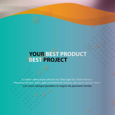 Brochure cover used in marketing and advertisingのイラスト素材