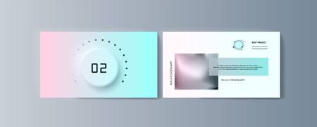 Set of brochures infographics for marketing the promotion goods and services on marketのイラスト素材