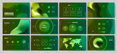 This template is the best as a business presentation, used in marketing and advertising, flyer and banner, the annual reportのイラスト素材