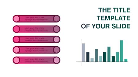 Brochure cover infographics used in marketing and advertising. Vector illustrationのイラスト素材