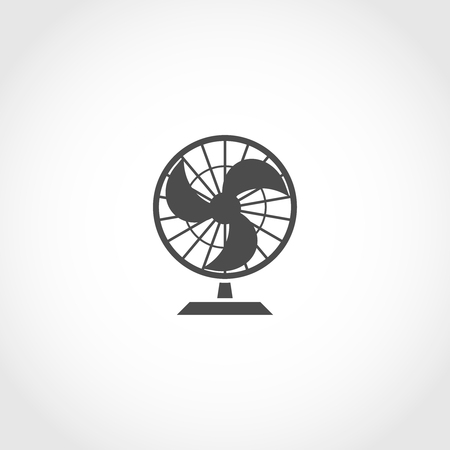 Air fan vector icon. Climatic equipment icon.のイラスト素材