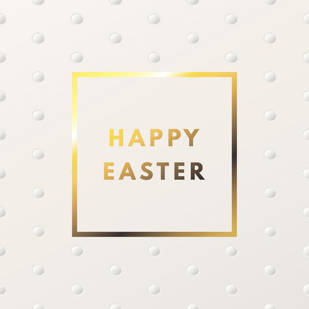 Happy Easter greeting card. Easter minimal printable journaling card, creative card, art print, minimal label design for banner, poster, flyer.のイラスト素材