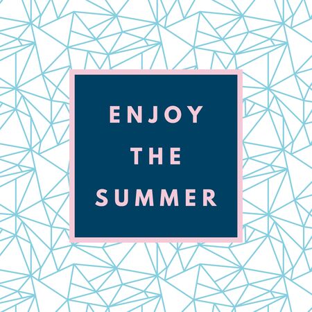 Summer hipster boho chic background with triangular geometric texture. Minimal printable journaling...