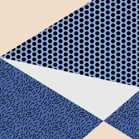 Hipster memphis backgroundのイラスト素材