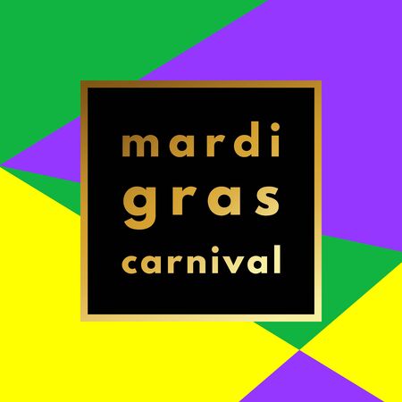 Mardi Gras carnival geometric backgroundのイラスト素材