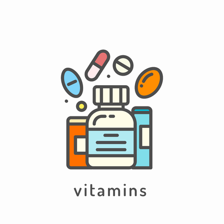 Healthy diet iconのイラスト素材