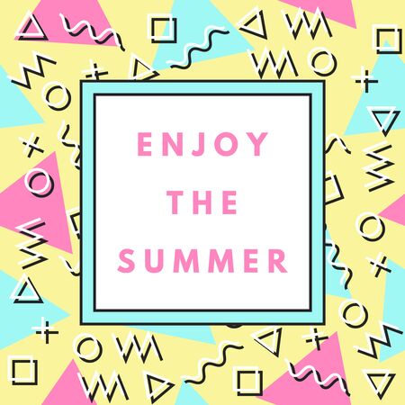 Summer greeting card.のイラスト素材