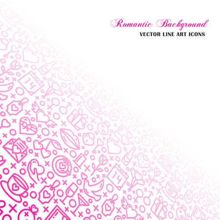 Valentines Day Love backgroundのイラスト素材