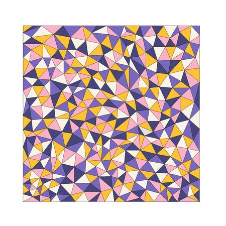 yellow and pink and purple wallpaper mosaic textureのイラスト素材