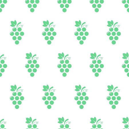 Grapes seamless pattern. Bunch of grapes. Vector background.のイラスト素材