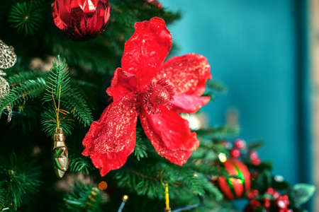 Background. Christmas tree. The concept of Christmas and New Yearの写真素材