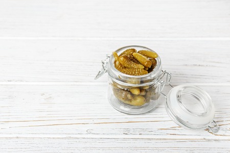 Marinated gourds. The concept is healthy food, vegetarianism.の写真素材