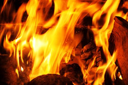 Fire. Background. Element. The concept of nature.