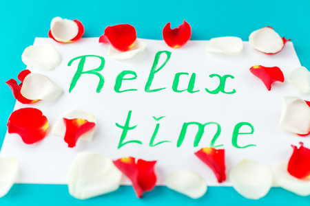 Background with RELAX time. The concept of rest, flying, lifestyleの写真素材