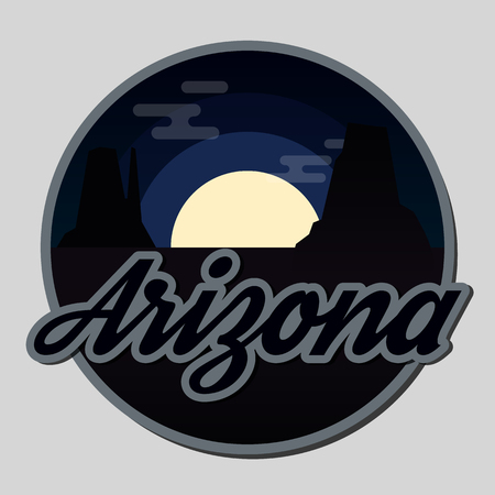 Travel arizona design.のイラスト素材
