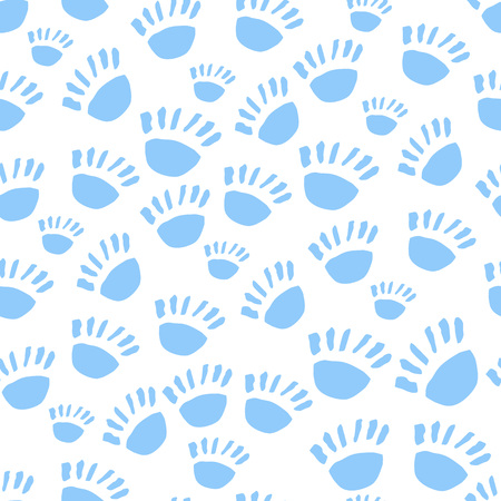 Seamless vector patterns. Hand-drawn textures.のイラスト素材