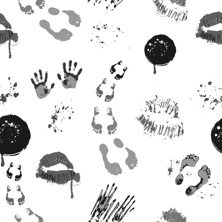 Seamless halloween patternのイラスト素材