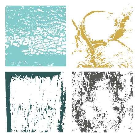 Grunge Black and White Distress Textureのイラスト素材