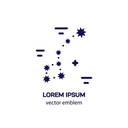 Astronomy icon setのイラスト素材