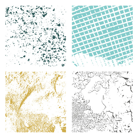 Grunge Black and White Distress Textureのイラスト素材