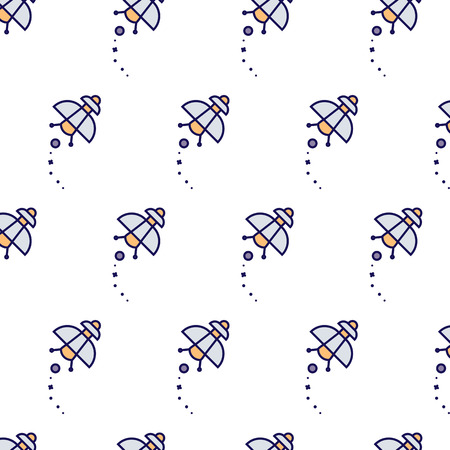 Seamless pattern with space cosmos.の写真素材