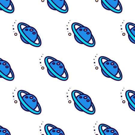 Seamless pattern with space cosmos.の写真素材