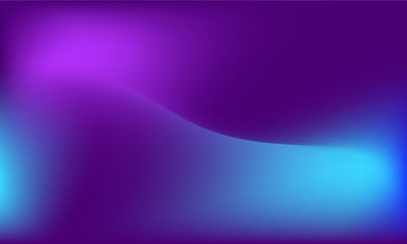 Vector Minimalistic Fluid Blurred Gradient Background. Trendy Dark neon backdrop for Poster, Brochure, Banner, Landing Page, Night Club and Music Festivalのイラスト素材