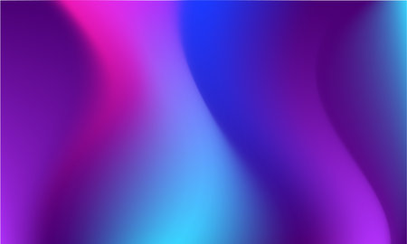 Vector Minimalistic Fluid Blurred Gradient Background. Trendy Dark neon backdrop for Poster, Brochure, Banner, Landing Page, Night Club and Music Festivalのイラスト素材