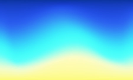 Vector gradient background in contrast bright colors. Blurred seashore layoutのイラスト素材