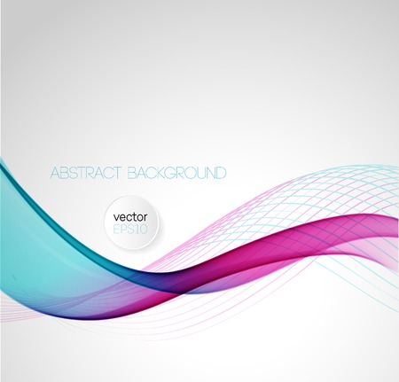 Abstract curved lines background. Template  designのイラスト素材