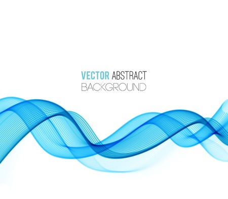 Vector Abstract curved lines background. Template designのイラスト素材