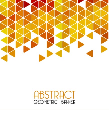 Vector Abstract retro geometric background. Template designのイラスト素材