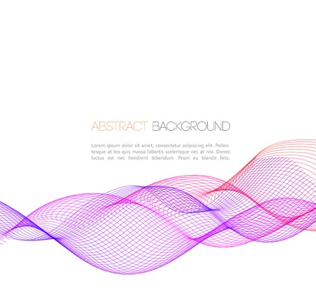 Vector Abstract waves  background. Template  business brochure designのイラスト素材