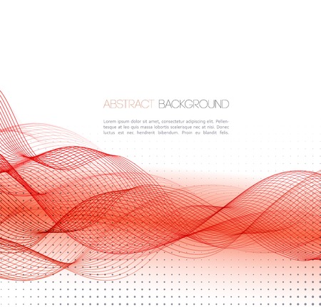 Vector Abstract waves  background. Template  business brochure designのイラスト素材