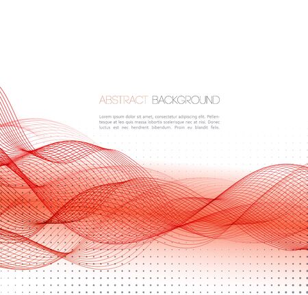 Vector Abstract waves  background. Template  business brochure designのイラスト素材