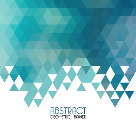 Abstract blue geometric background. Template designのイラスト素材