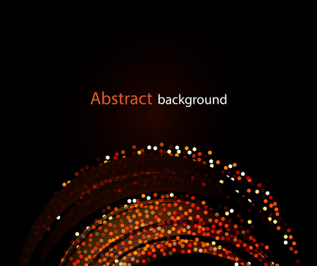 Golden Glitter Trail with Stars Background with space for your text. illustrationのイラスト素材