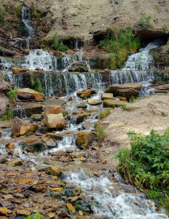 Little waterfallの写真素材